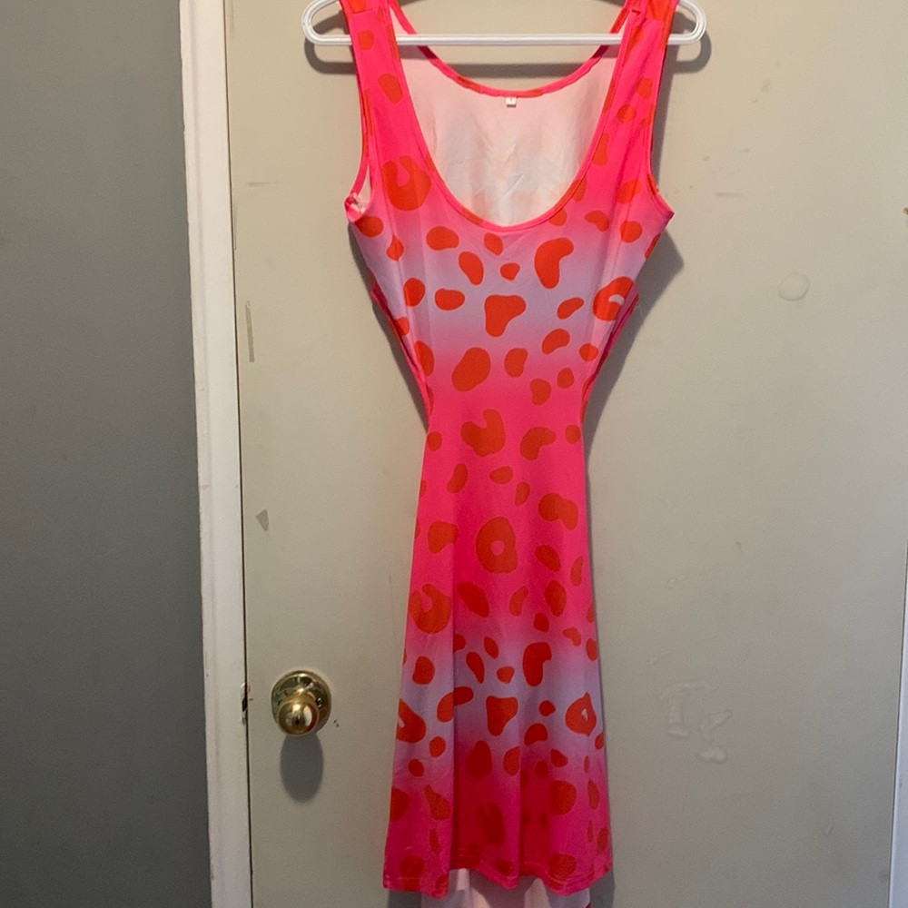 Fun, light open back dress